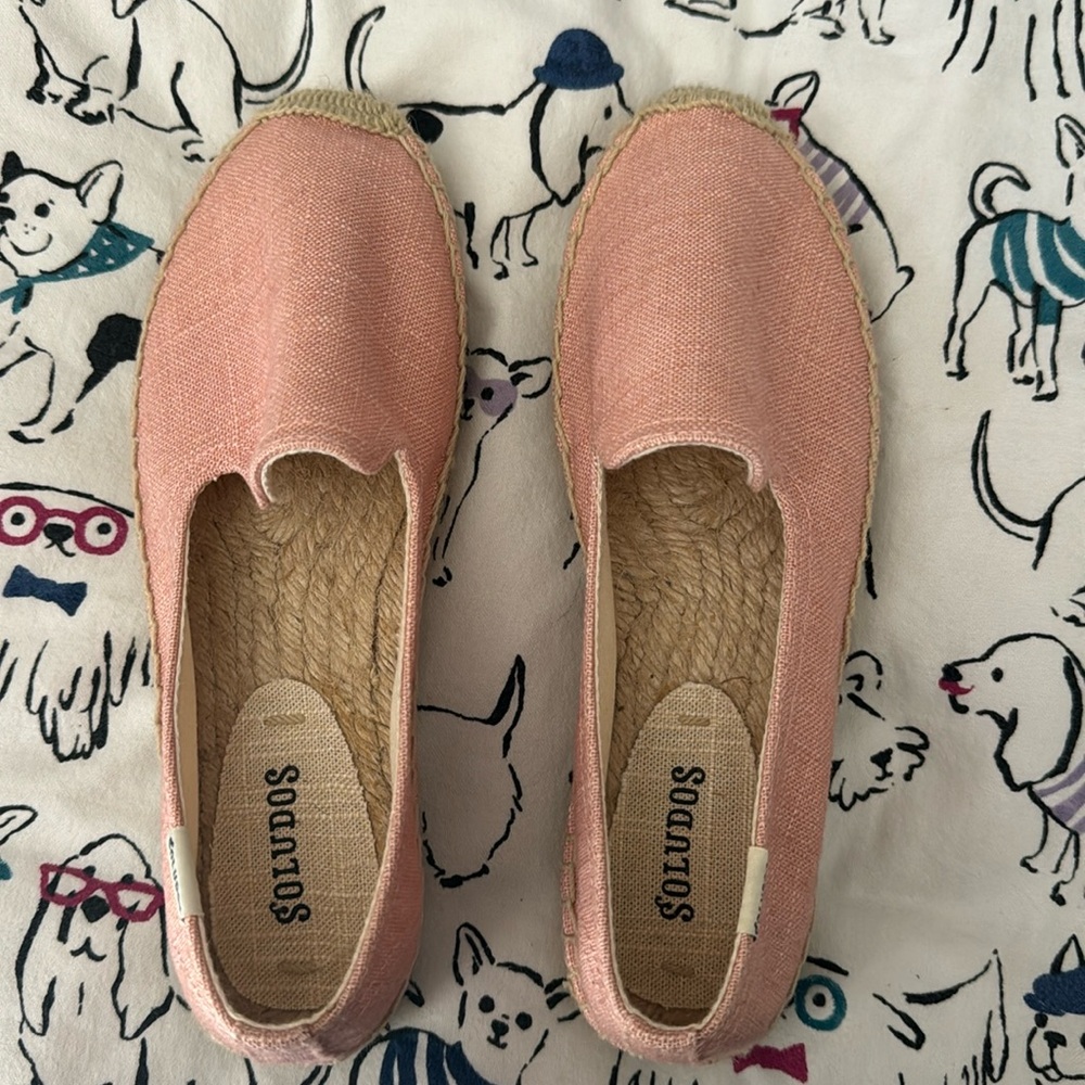 Soludos Pink Platform Espadrilles